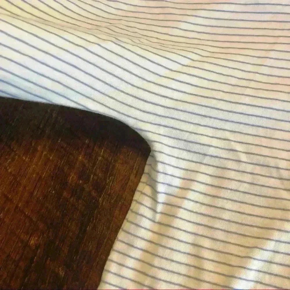 Vince. | White & Blue Top w/Dolman Style Sleeves - Picture 7 of 8